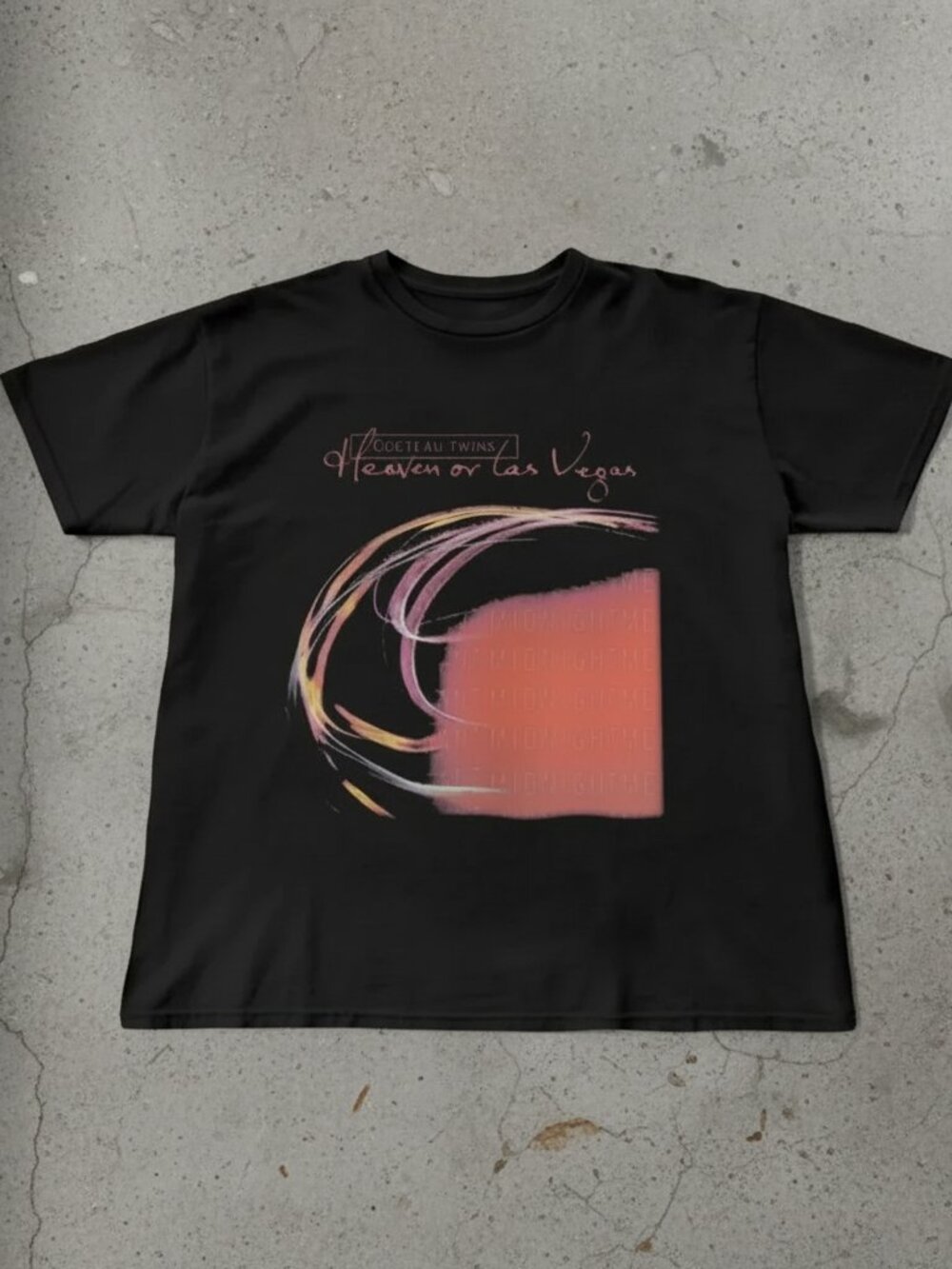 Cocteau Twins “Heaven or Las Vegas” Graphic Tee – Indie Dream Pop Vintage Style